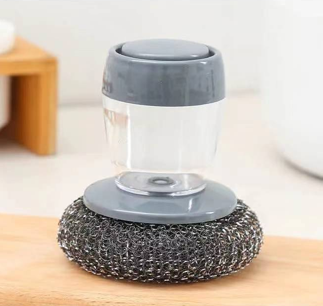Soap Dispenser Steel Brush