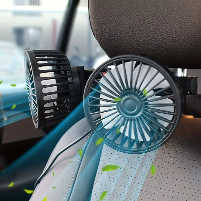 Adjustable Car Backseat Fan