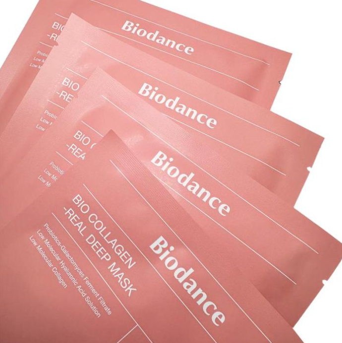 Biodance BIO COLLAGEN REAL DEEP MASK packaging on a white background