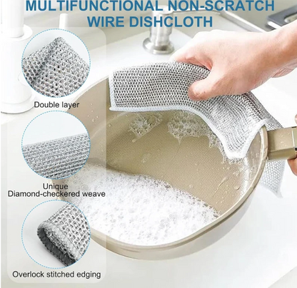 Non-scratch Wire Dishcloth